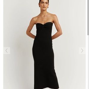 Black strapless dress from DISSH size large